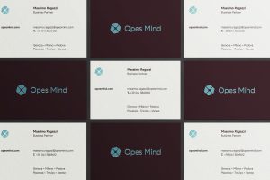 Opes Mind Business Card Pattern